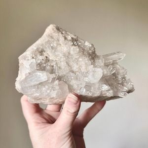 Clear Quartz Cluster Large Raw Slab Natural Crystal AAA Quality